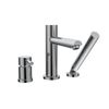 Image 2 : Delphi Single Handle Deck Mounted Roman Tub Faucet with Diverter and Handshower (Part number: DEL43C