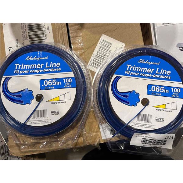 Shakespeare 0.065-in x 100-ft Universal Trimmer Line Lot of 2