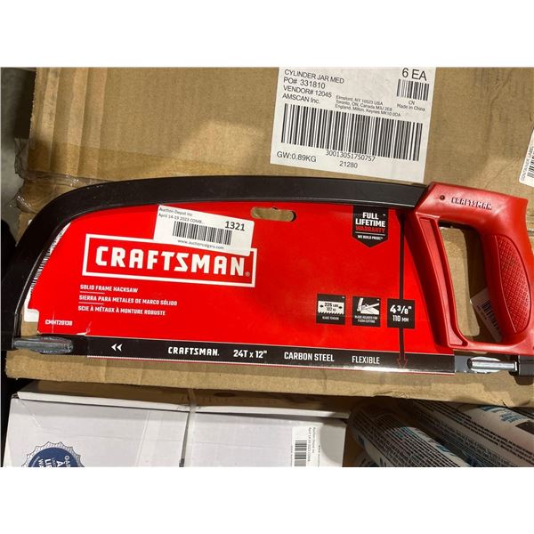 Craftsman 24Tx12" Solid Frame Hacksaw