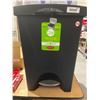 Image 1 : Mistral 50L iCan Dual Bin Recycle Step Can Black