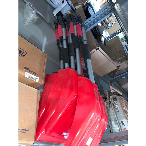 Lot of 5 Winter Wise Snow Shovel and Brush Set