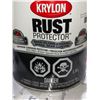 Image 2 : Krylon Rust Protector Semi-Gloss Enamel  White 3.78 L