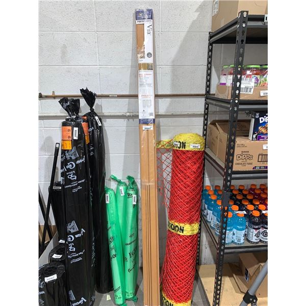 Via Folding Oak Veneer Door 24" to 36"W x 80"H