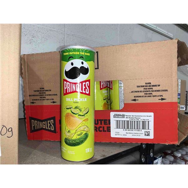 Pringles Dill Pickle Chips 14 x 156g Cans