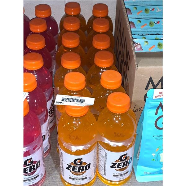 G Zero Gatorade- Orange (12 x 591ml)