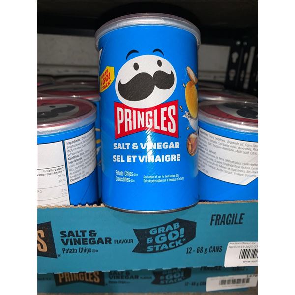 Pringles Salt & Vinegar Grab & Go Stack 12 x 68g
