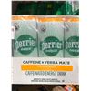 Image 2 : Perrier Caffeine & Yerba Mate Tangerine Flavor Caffeinated Energy Drink 24 x 330ml