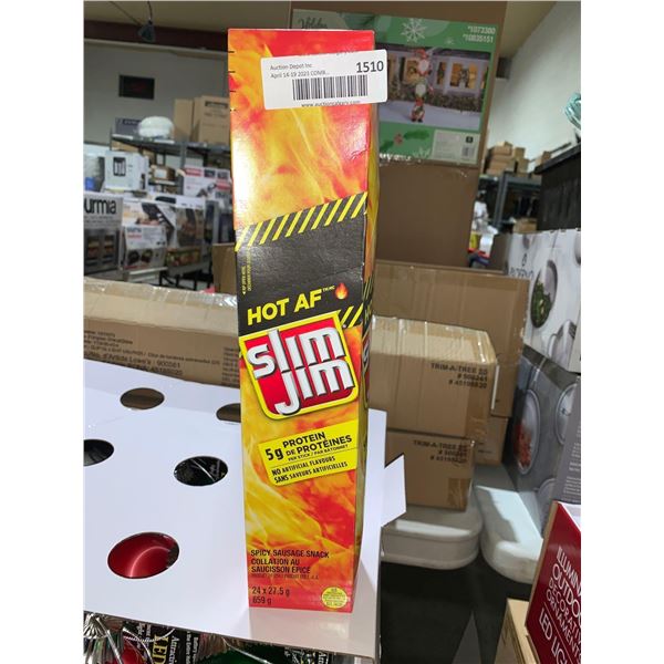 Slim Jim Hot AF Spicy Sausage Snack 24 x 27.5g