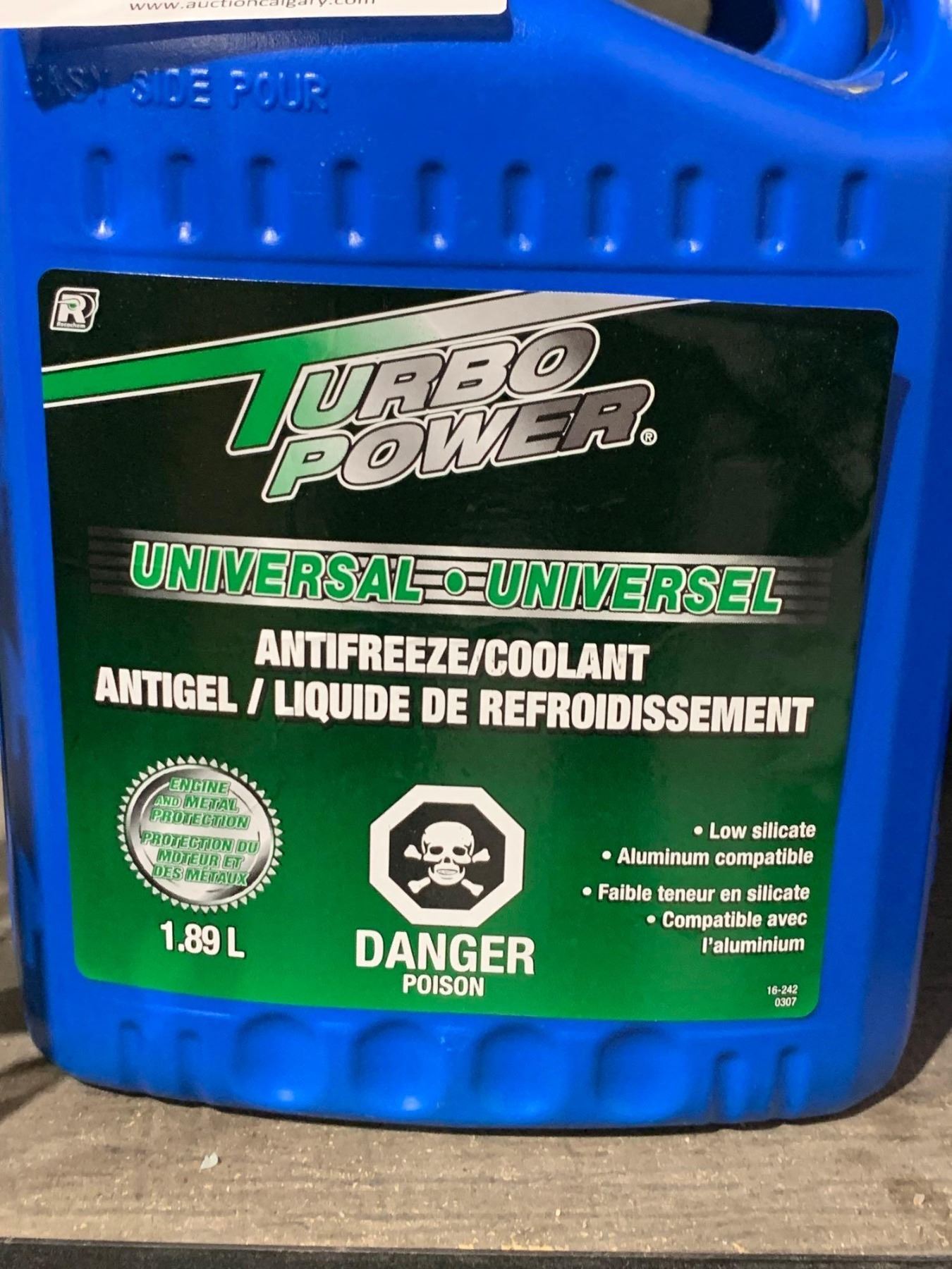 Turbo Power Universal Antifreeze / Coolant 3 x 1.89L