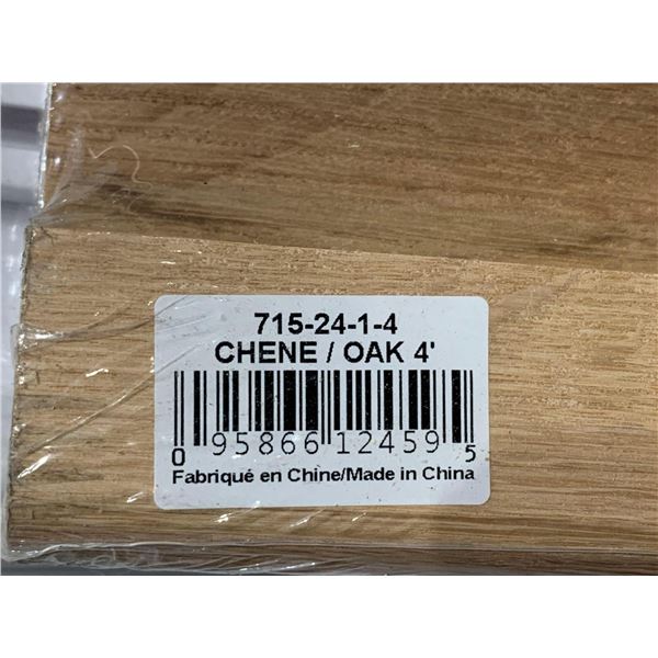 Solid Wood Oak Stair Nosing 4 Foot Lot of 1