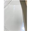 Image 4 : Luxo Marble Vanity Sink Top 37x22" - White - Single Sink Basin