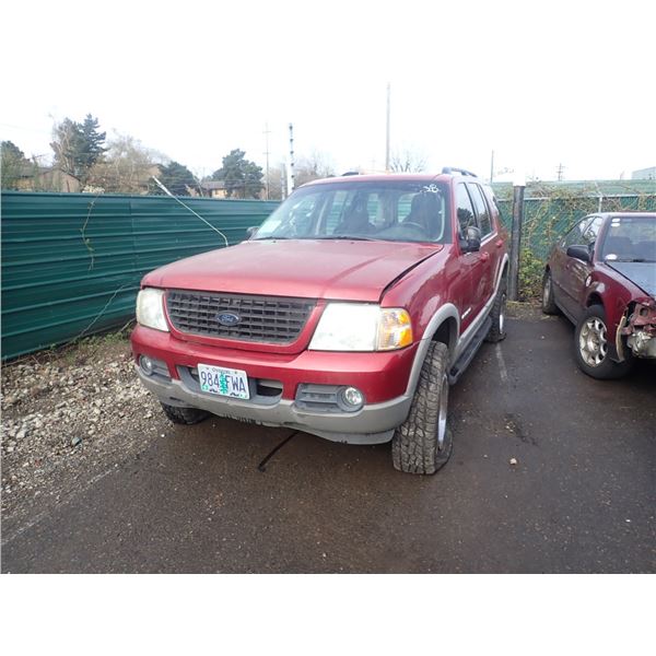 2002 Ford Explorer Speeds Auto Auctions