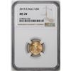 Image 1 : 2015 $5 American Gold Eagle Coin NGC MS70