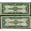 Image 2 : Lot of (2) 1923 $1 Silver Certificate Notes