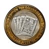 Image 1 : .999 Silver 4 Queens Hotel and Casino $10 Casino Limited Edition Gaming Token