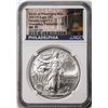 Image 1 : 2021(P) Type 1 $1 American Silver Eagle Coin NGC MS70 ER Philadelphia Emergency Issue