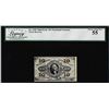 Image 1 : 1863 Third Issue 10 Cents Fractional Currency Note Fr.1255 Legacy Choice About New 55