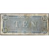 Image 2 : 1864 $10 Confederate States of America Note