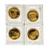 Image 1 : Lot of (4) Sealed 1999 Canadian $5 Maple Leaf Gold Coins