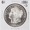 Image 1 : 1881-S $1 Morgan Silver Dollar Coin