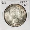 Image 1 : 1923-S $1 Peace Silver Dollar Coin