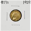 Image 1 : 1929 $2 1/2 Indian Head Quarter Eagle Gold Coin