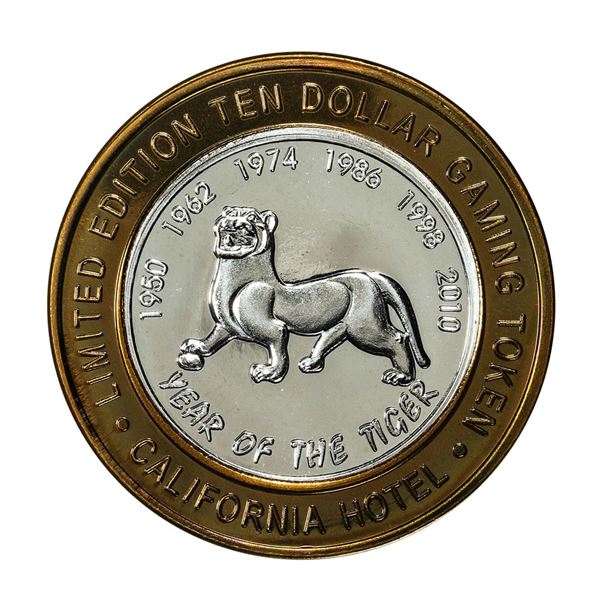 .999 Fine Silver Sam Boyd's California Casino $10 Limited Edition Gaming Token