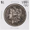 Image 1 : 1881-CC $1 Morgan Silver Dollar Coin