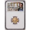 Image 1 : 2021 Type 1 $5 American Gold Eagle Coin NGC MS70 FDOI Ronald Reagan Signature