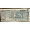 Image 2 : 1864 $10 Confederate States of America Note