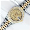 Image 3 : Rolex Ladies Two Tone Champagne Diamond Datejust Wristwatch