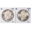 Image 2 : Lot of 1883-O & 1884-O $1 Morgan Silver Dollar Coins Proof Like