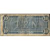 Image 2 : 1864 $10 Confederate States of America Note