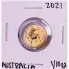 Image 1 : 2021 Australia $15 Lunar Year of the Ox 1/10 Oz Gold Coin