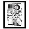 Image 1 : Victor Vasarely (1908-1997) "Ty-Neu De La Serie Croises" Print Mixed Media On Paper