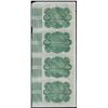 Image 2 : Uncut Sheet of (4) State of Louisiana Baby Bond Obsolete Notes