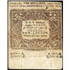 Image 2 : March 1, 1780 Connecticut Colonial Currency Note Cut Canceled