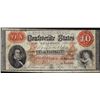 Image 1 : 1861 $10 Confederate States of America Note T-24