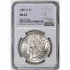 Image 1 : 1887-O $1 Morgan Silver Dollar Coin NGC MS62