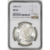 Image 1 : 1890-S $1 Morgan Silver Dollar Coin NGC MS63