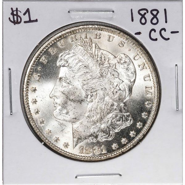 1881-CC $1 Morgan Silver Dollar Coin