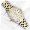 Image 2 : Rolex Mens Two Tone Silver Index and Diamond Datejust Wristwatch