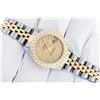 Image 2 : Rolex Ladies Two Tone Champagne Index Diamond Datejust Wristwatch