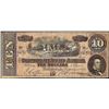 Image 1 : 1864 $10 Confederate States of America Note