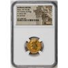 Image 2 : Ancient Roman Empire Nero 54-68 AD AV Aureus Gold Coin NGC F