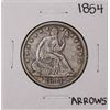 Image 1 : 1854 w/Arrows Seated Liberty Half Dollar Coin