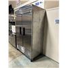 Image 2 : HABCO SF46SX STAINLESS STEEL DOUBLE DOOR MOBILE COMMERCIAL COOLER ( NO RACKS INSIDE, HAS CLIPS )
