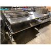 Image 2 : STAINLESS STEEL 2 TIER 72"W X 16"D X 33"H COMMERCIAL ORDER RACK WITH SLIP HOLDER & STAINLESS STEEL