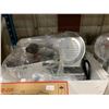 Image 2 : MSD-250 STAINLESS STEEL COMMERCIAL ADJUSTABLE TABLE TOP DELI SLICER *IN STYROFOAM BOX*