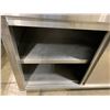 Image 2 : STAINLESS STEEL 2 SLIDING DOOR COMMERCIAL 59"W X 39 1/2"D X 33 1/2"H PREPARATION COUNTER /